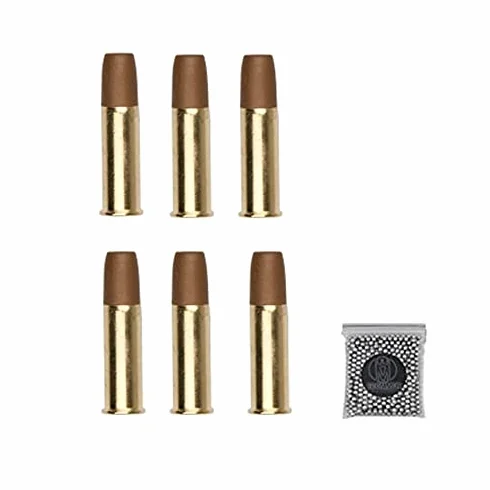 Cargadores de Repuesto para revólveres Dan Wesson 714 4,5mm (.177) - Vainas para BB's de Acero