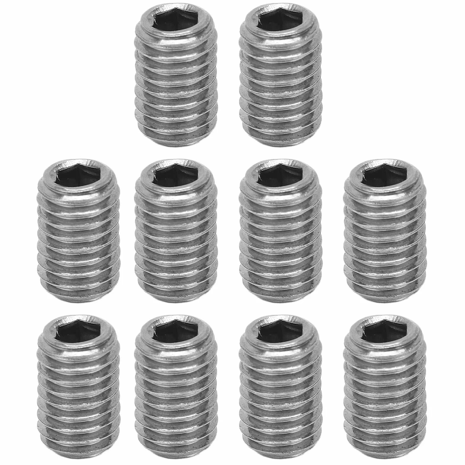 VGEBY 10 Tornillos para Aletas de Tabla de Surf, Acero Inoxidable 304, a Prueba de Herrumbre, Portátiles, M5, Aleta Grub, Tornillos de Repuesto Remar