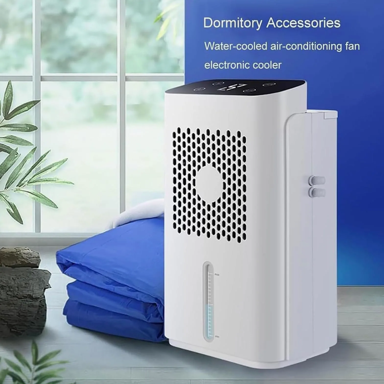 Enfriamiento De Cama Eléctrico, Almohadilla De Colchón Refrigerada por Agua con Pantalla Táctil LCD Y Función De Circulación De Agua Y Temporizador, Enfriador De Colchón Tamaño Individual 160 * 70cm