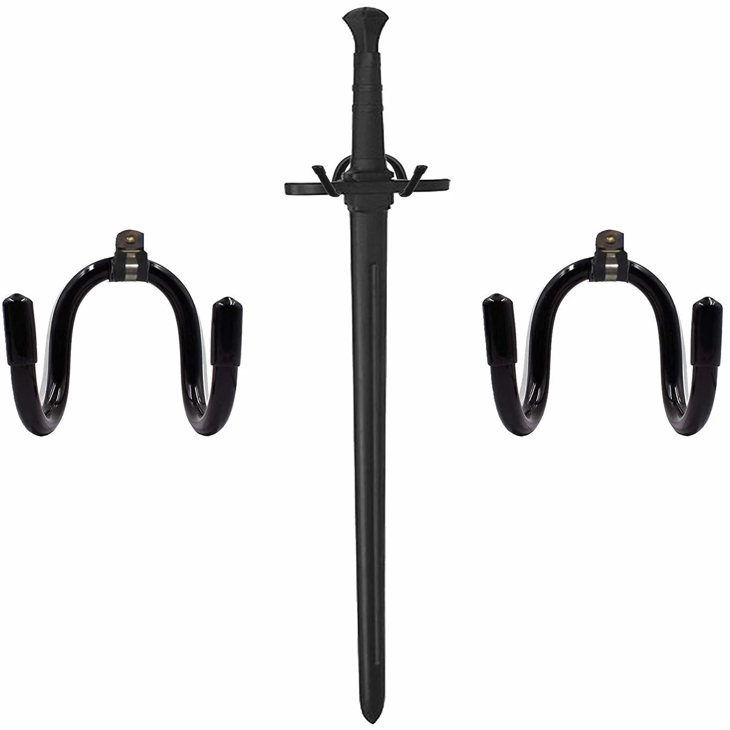 Soporte ajustable para espadas Organizador de pared Gancho de almacenamiento 2/PK