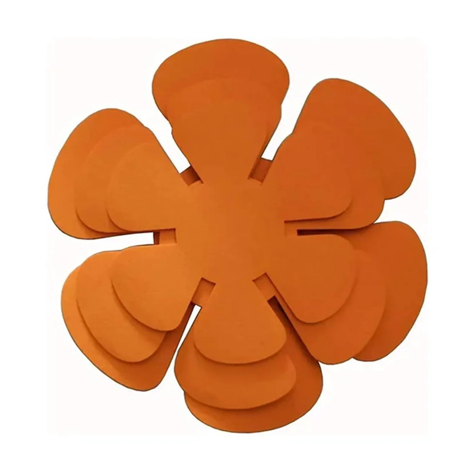 Juego de 3 Protectores Fieltro for sartenes, antiarañazos, antiadherentes, for Proteger los Utensilios Cocina para Ollas y Sartenes Calientes(Orange)