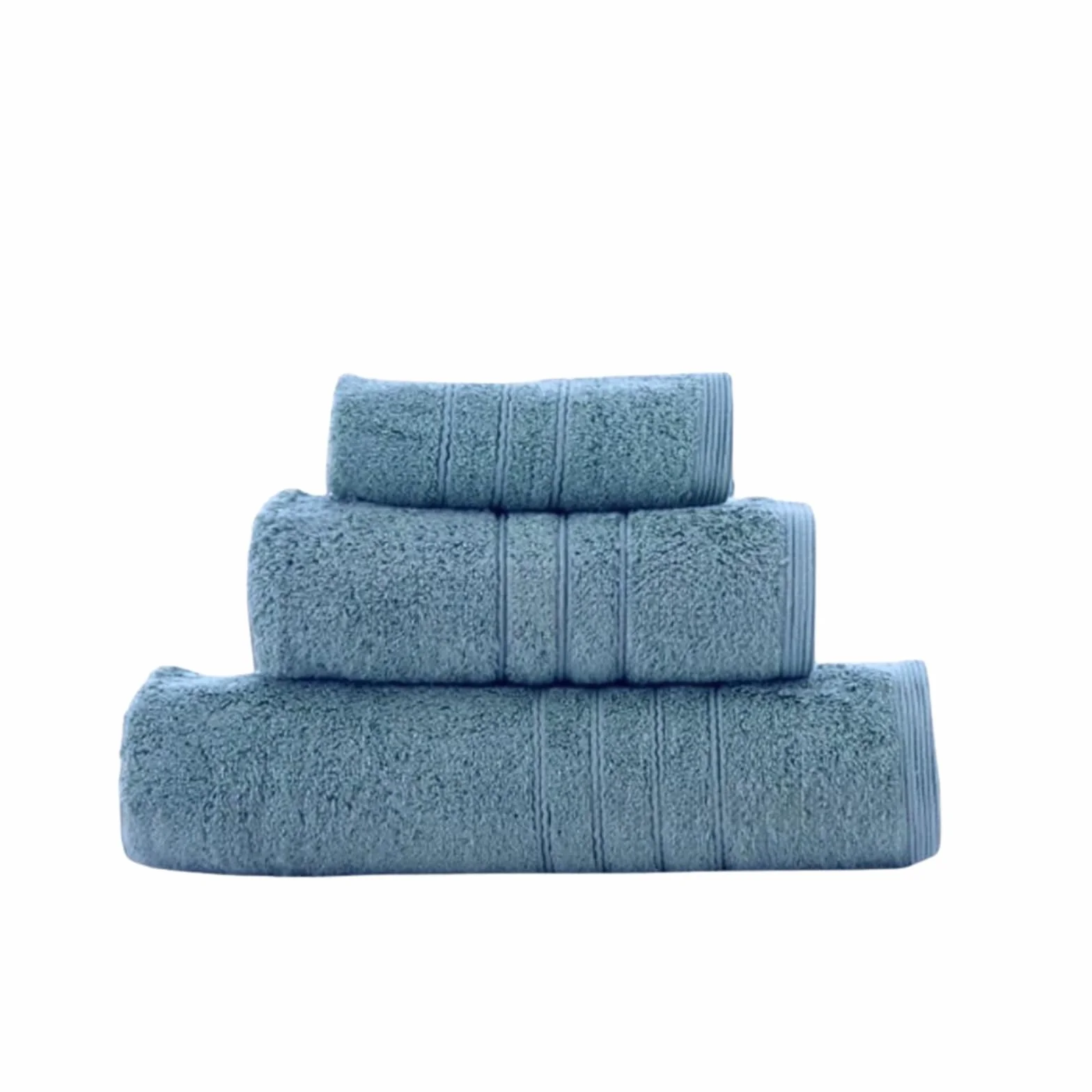 ABECE CASA Toalla Omega 700 g/m² Algodón Egipcio – Extra Suave y Muy Absorbente- Lavabo 50x100 cm, Turmalina