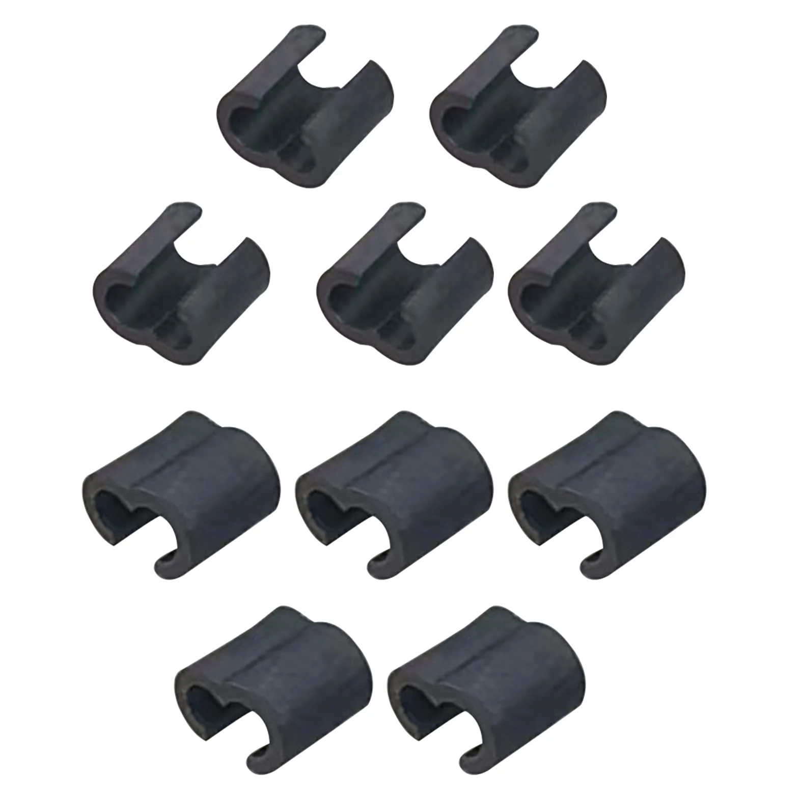 Abrazaderas para Cables de Frenos de Bicicleta 10 Unidades Guías para Cable de Frenos