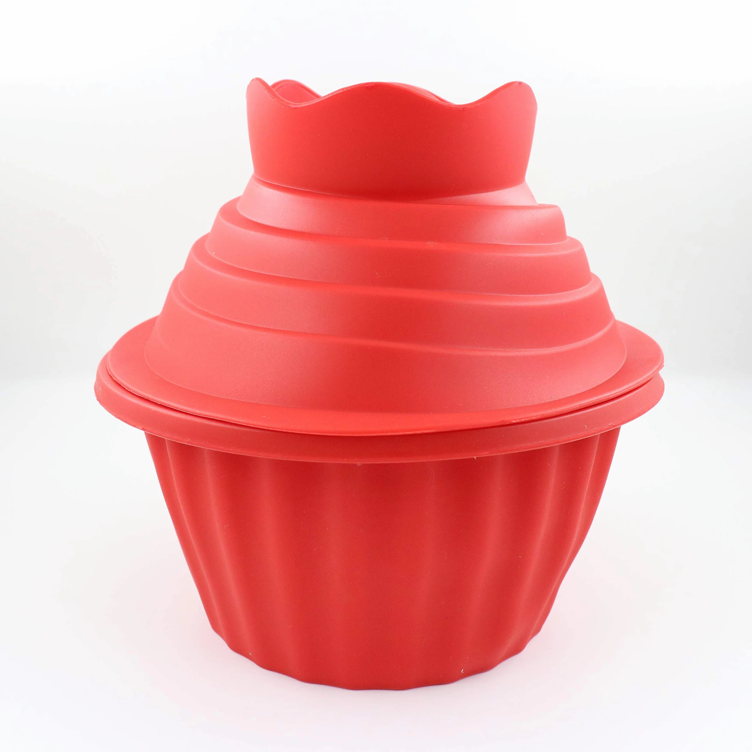 Moldes gigantes para magdalenas, aptos para lavavajillas, molde de silicona para cupcakes, antiadherente, set para hornear pasteles Jumbo para decoración fácil de tartas y herramientas para
