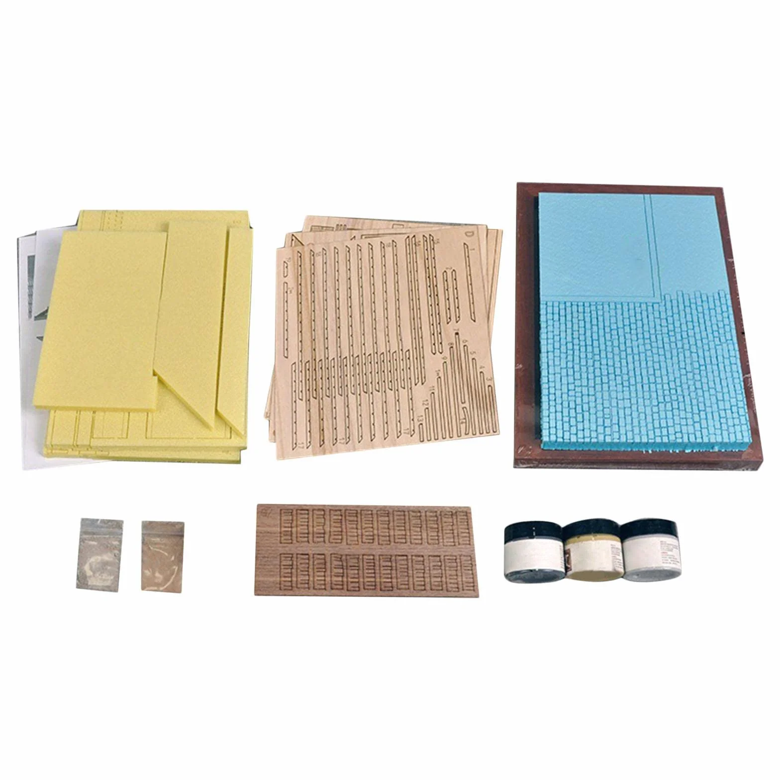 1/35 Maquetas de Construcción Casa en Ruinas Europea con Pasta de Color Miniatura para