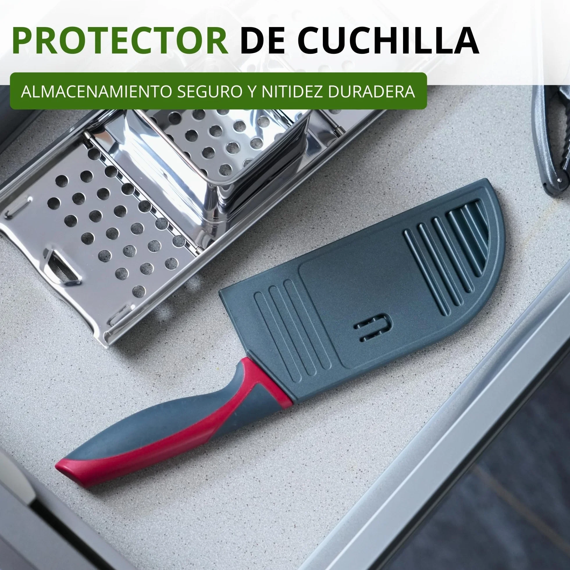 Westmark cortador ondulado, cuchillo negro-rojo de 28.3 cm para verduras, patatas, fritas y alimentos BLW, Hoja con revestimiento antiadherente, óptimo para cortes creativos y seguros