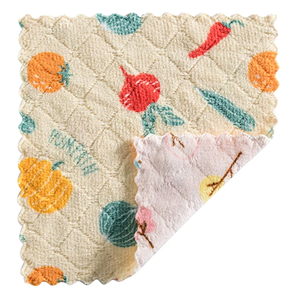 RWRAPS Paño de Limpieza para Herramientas de Cocina, paño de Limpieza para Lavar Platos, Cocina, Doble Cara, súper Absorbente, paño de Cocina, Trapos, Toalla de Lavado (H)