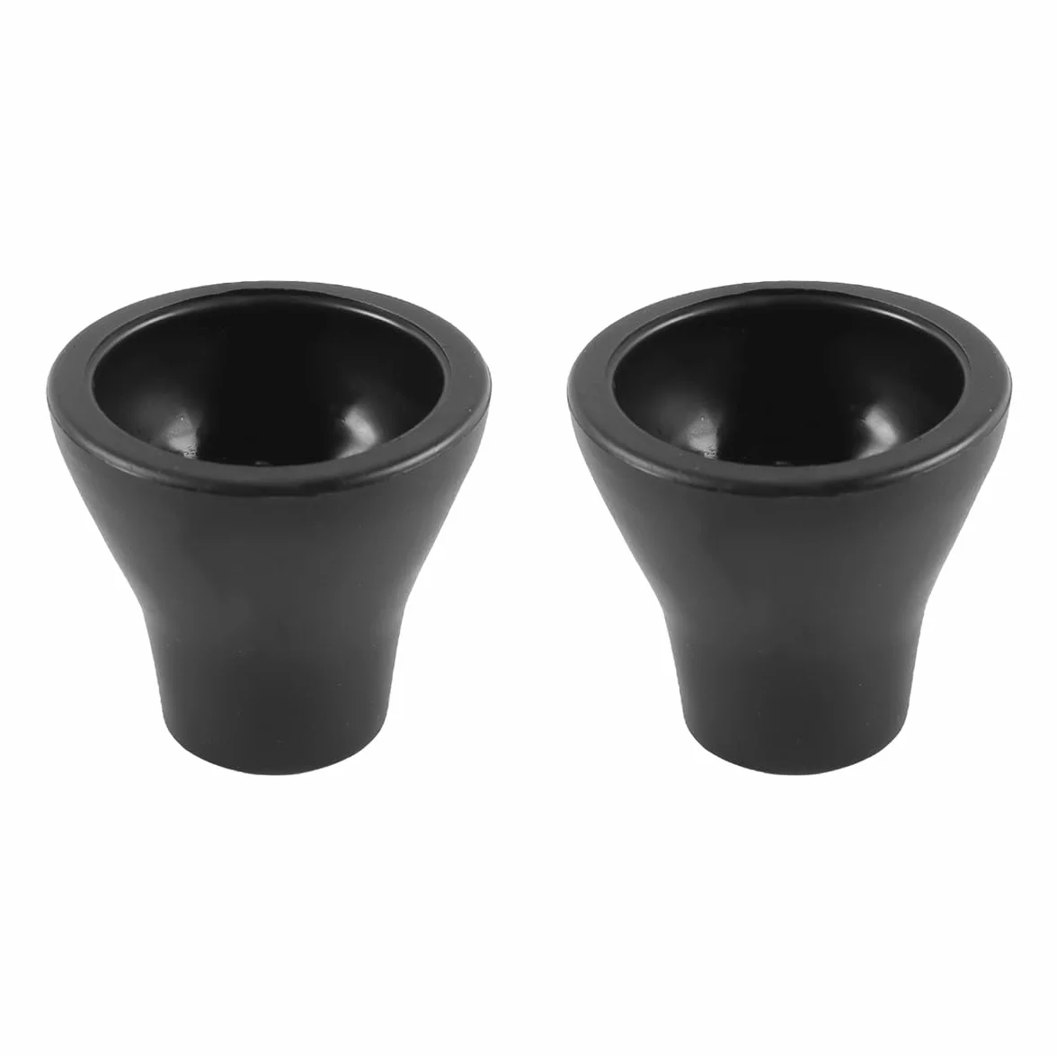 Ausi 2 piezas de ventosas de goma negra para recoger pelotas de golf, para agarre de putter.