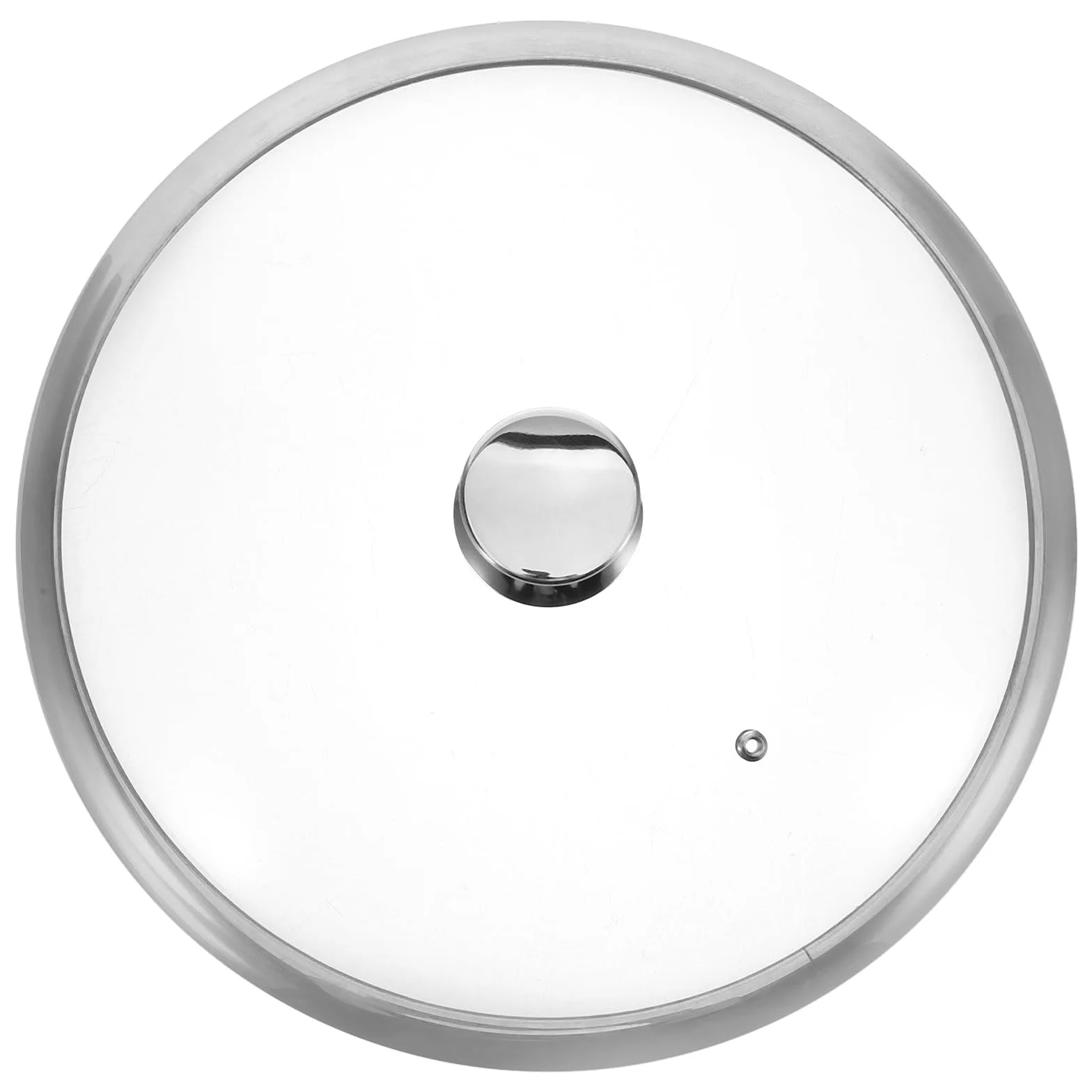 POPETPOP Tapa versátil para sartén y olla de 34 cm en acero inoxidable, diseño simple y elegante, apta para cocina y sartenes de cocina