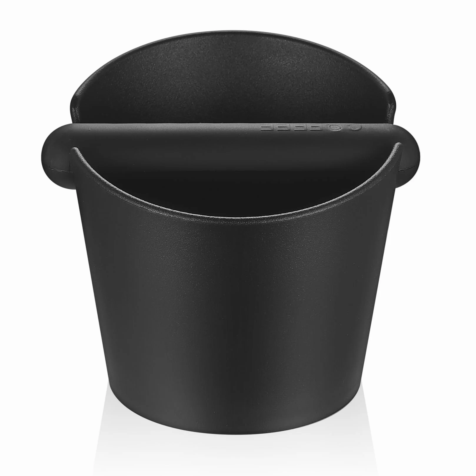 Coffee Knock Box, Cubo Caja para Posos de Cafés, Caja de Posos de Café Deposito con Barra de Golpe Extraíble para Accesorios de Máquina de Café Barista(Negro)