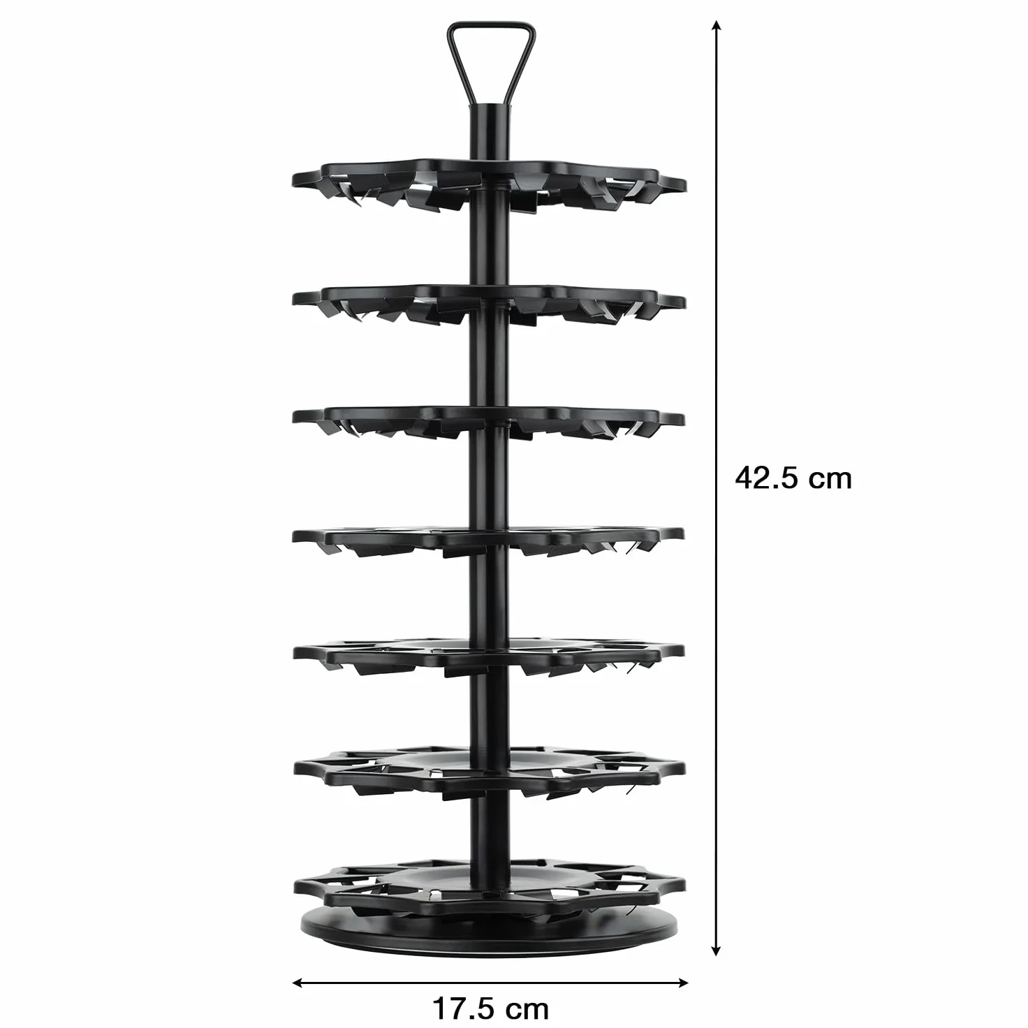 HiveNets Soporte para cápsulas de café Nespresso Original, organizador de 7 niveles, puede contener 70 cápsulas
