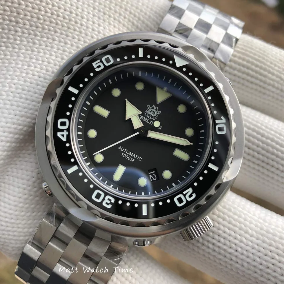 Steeldive SD1978 Emperor Tuna NH35 Sapphire 1000m Diving Watch