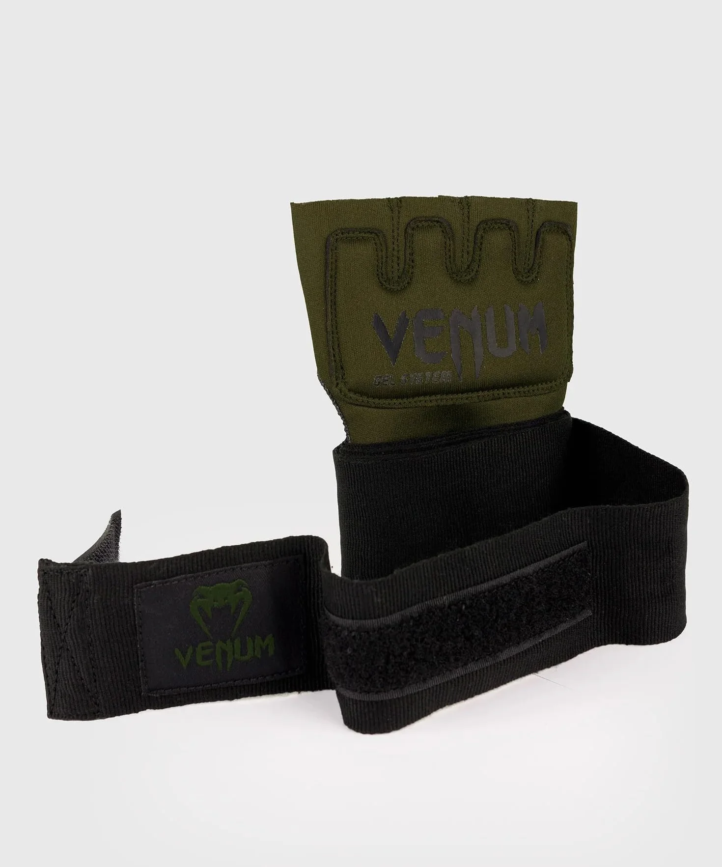 VENUM Kontact Gel Guante Venda Caqui Negro M