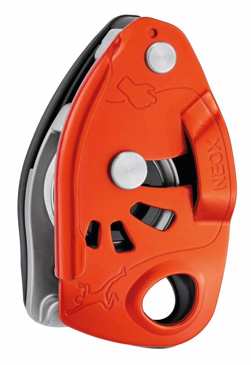 PETZL NEOX Dispositivo de aseguramiento con Bloqueo asistido por Leva