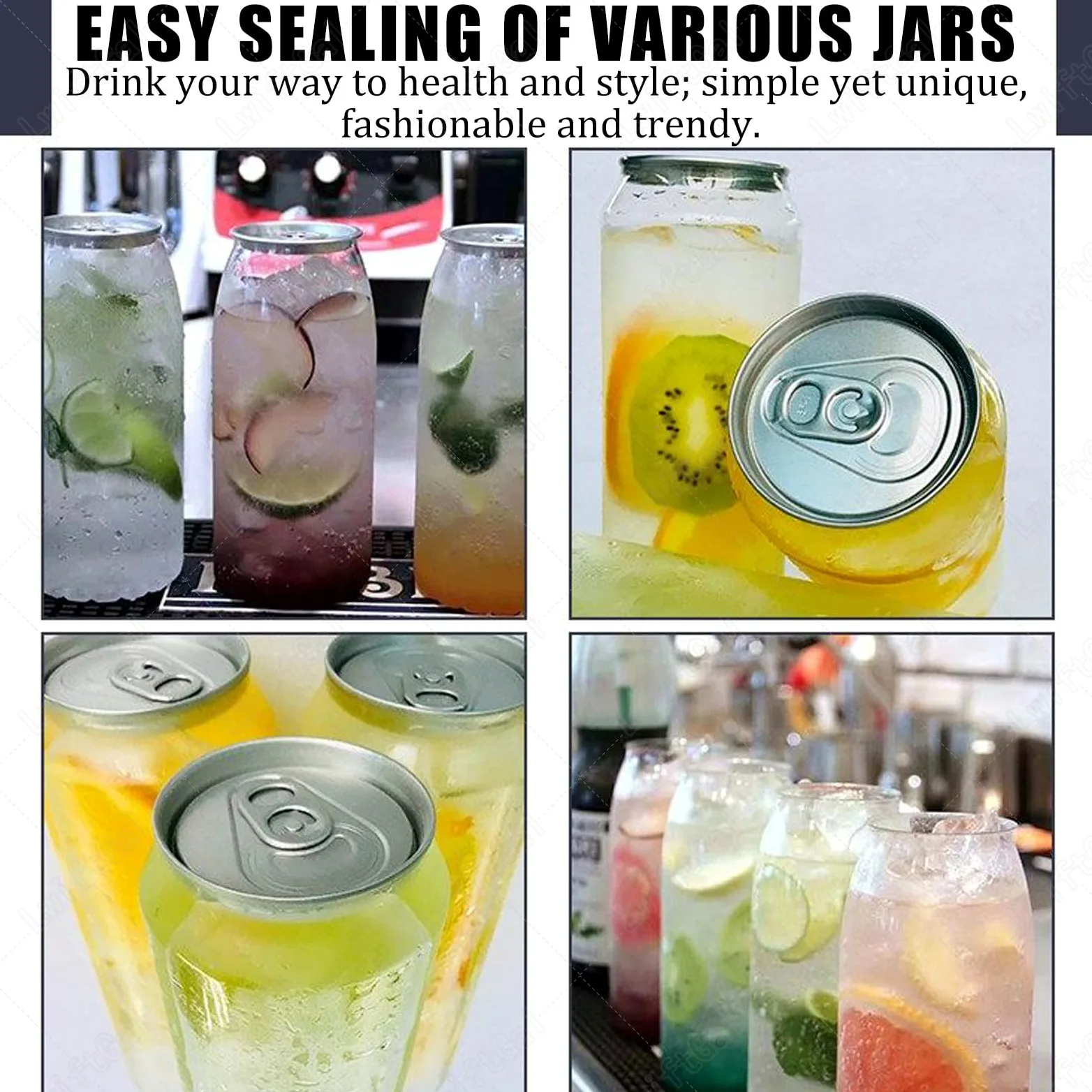 Vasos transparentes a prueba de fugas, botellas de plástico desechables con tapas de aluminio para jugo y Boba, compatibles con sellador automático de tazas, paquete de 200, 250 ml
