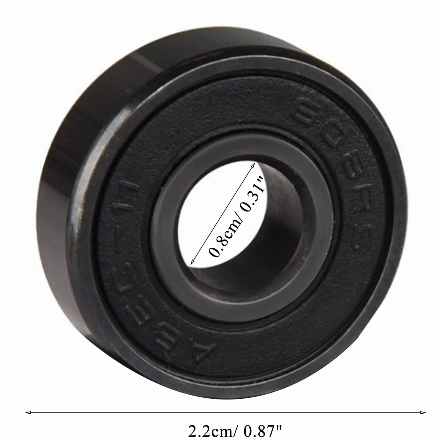 Rodamiento Patinaje 608RS ABEC-11 8x22x7 Mm Acero Carbono 10 Piezas
