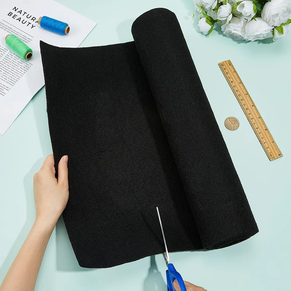 BENECREAT Hoja de filtro de carbón activado de 144 x 41 cm para unidades de CA de ventana, almohadilla de filtro de aire de carbono a base de algodón de 3 mm de grosor, filtro absorbente de olores