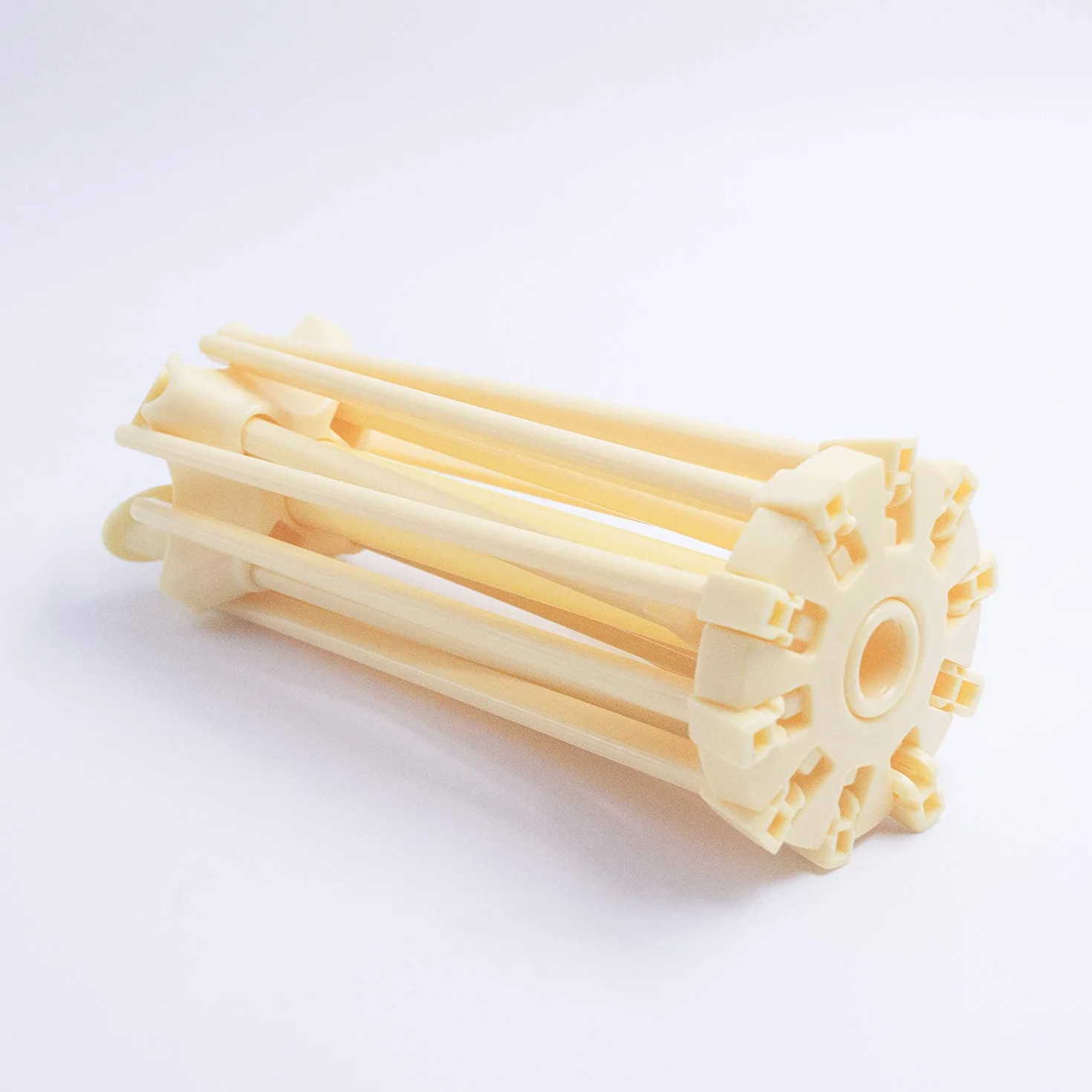 Estante de secado de pasta plegable - Estante de secado de pasta con secador de fideos domésticos de 10 bar - Compacto Fácil de almacenar Instalación rápida (Amarillo)