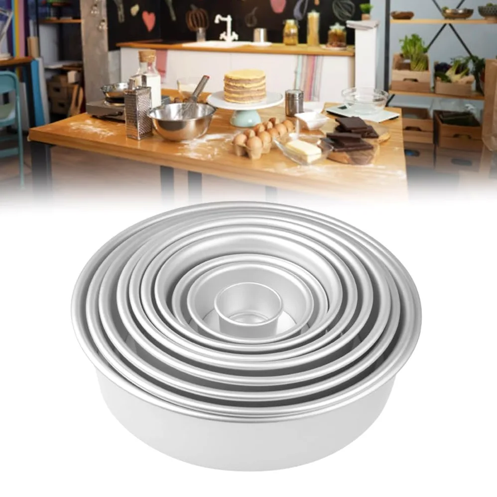 Moldes confiables para pasteles moldes para hornear moldes de aleación de aluminio, moldes fáciles de usar, accesorios para hornear para productos horneados