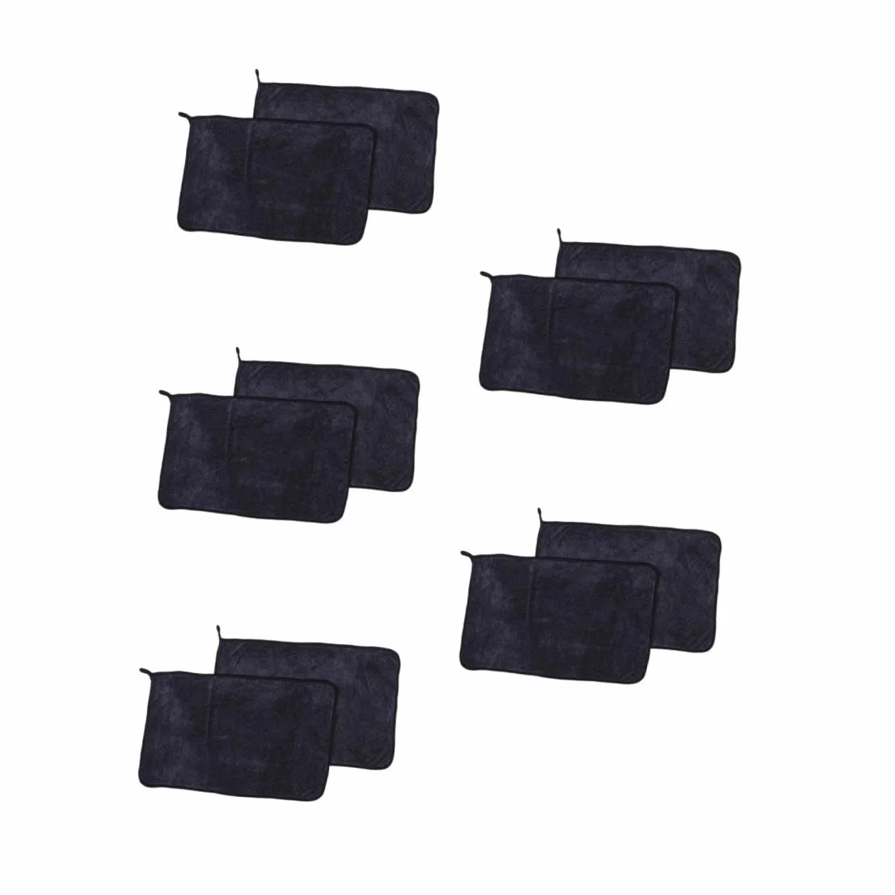 10 Piezas Toallas de Secado para Coche Unidades Paños de Microfibra Absorbentes y Reutilizables Alta Absorción y Secado Rápido para Limpieza y Cuidado de Ventanas y Cristales
