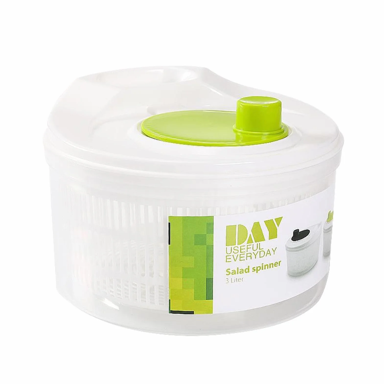 Ensalada Giratorio | Centrifugador Verduras Manual Centrifugadora Secadora Lechuga Escurridor Ensalada Escurridor deshidratador Frutas - para Uso doméstico en la Cocina