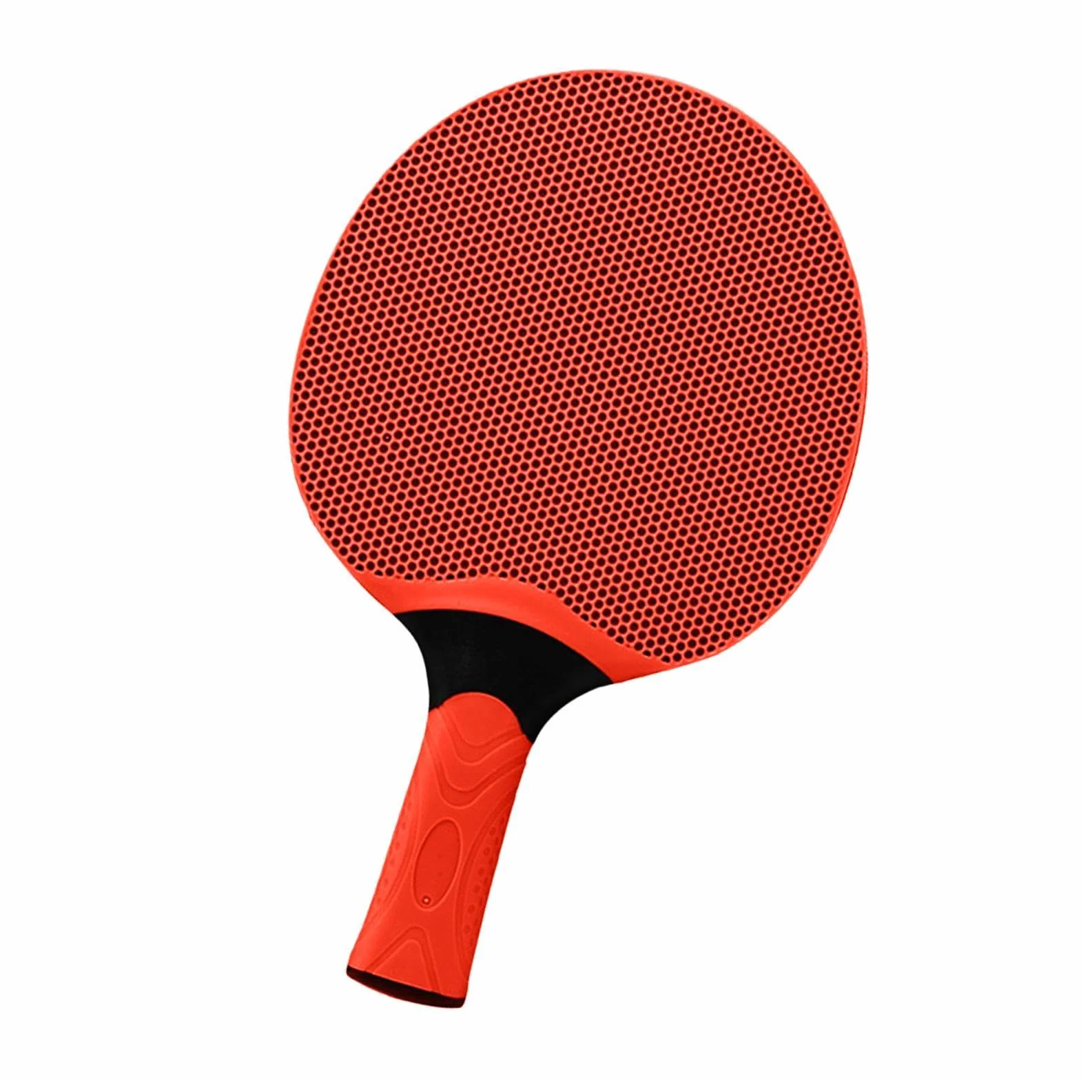 Raqueta de Tenis de Mesa de Goma con Mango, Juego Interior-Exterior para Niños