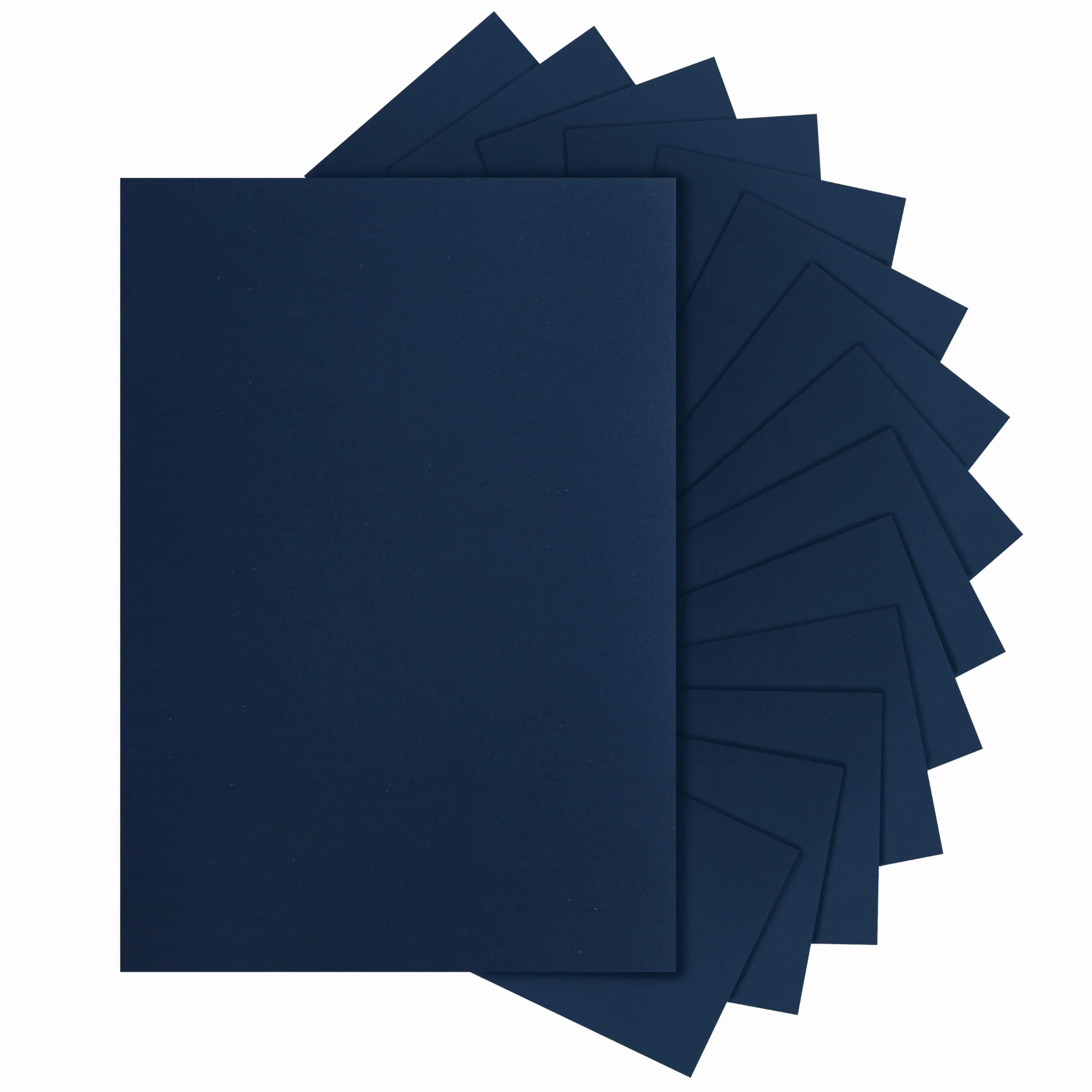 Silunkia 300 hojas de cartulina azul marino de 8.5 x 11 pulgadas, papel para manualidades, 75 libras, cartulina de papel azul oscuro pesado para hacer tarjetas, menús, impresora de oficina, tarjetas