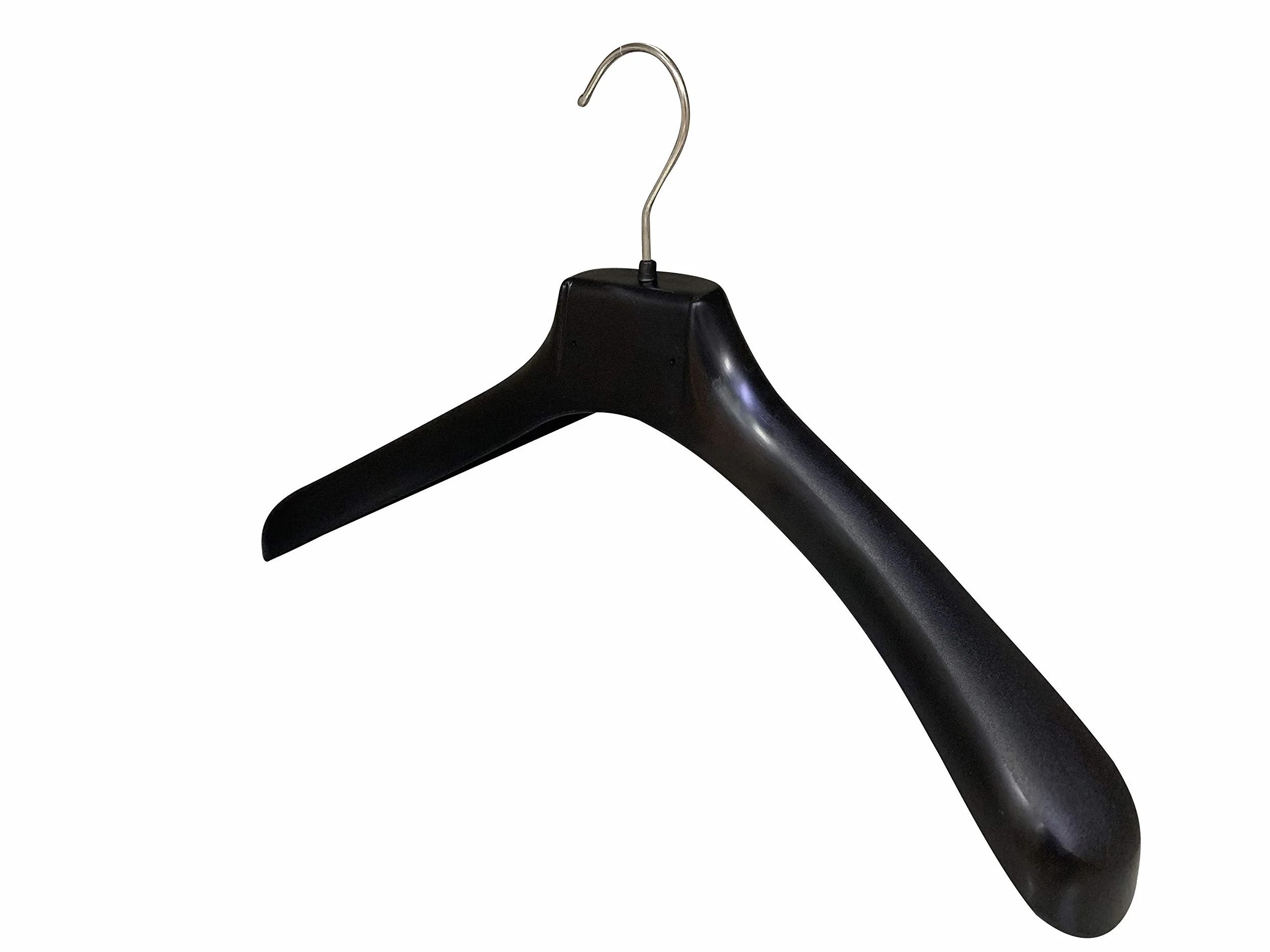 Kiroplast Paquete de 25 Perchas para Abrigos, Chaquetas y Cazadoras, de Espalda Ancha, de plástico Antideslizante, 42 cm