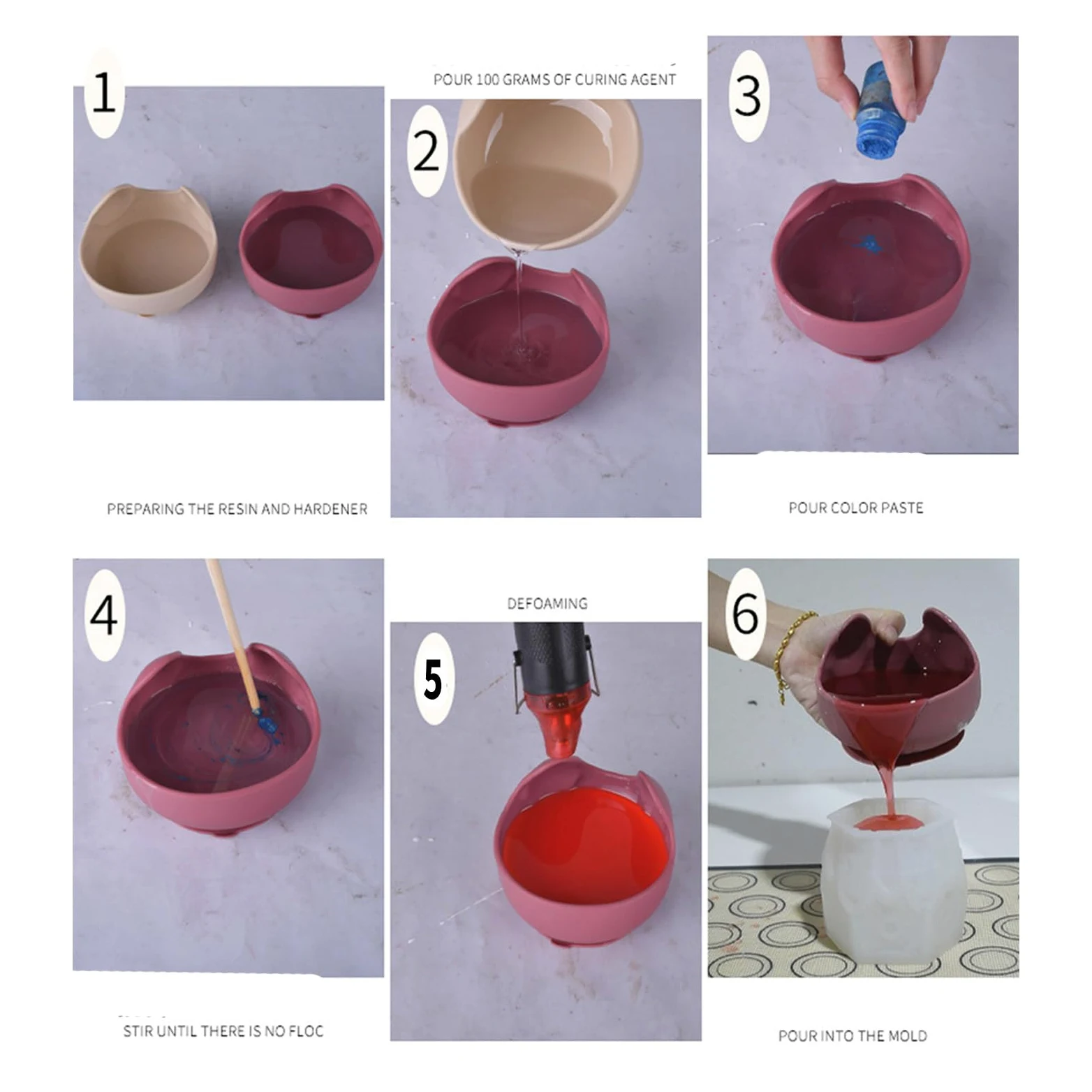Ventana Sgape Vela Taza Maceta Relieve Molde de Silicona Herramienta de Fabricación Artesanía Macetero de Resina Regalo Creativo Molde de Contenedor de Vela Decorativo