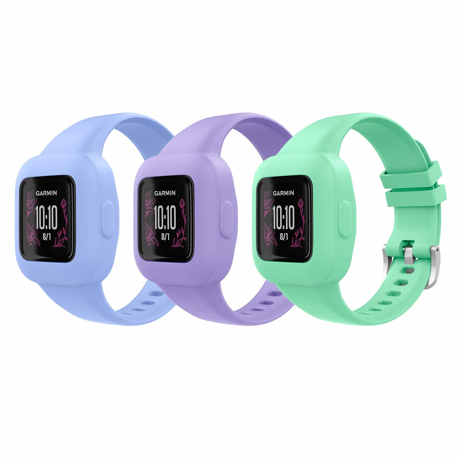 MoKo Correa de Reloj para Garmin Vivofit JR 3, Pulsera de Repuesto de Silicona para Niños