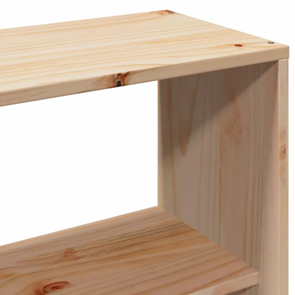 vidaXL Cabecero de Cama con almacenaje Madera Maciza de Pino 120 cm, cabecero de Cama, cabecero de Madera Maciza, cabecero con Compartimentos