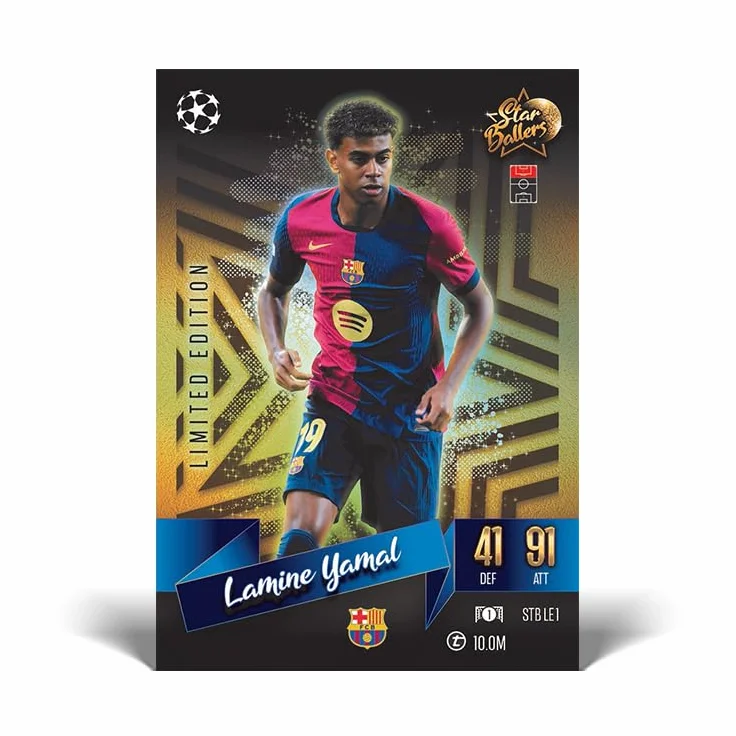 Topps Match Attax 24/25 Actualización Mega Multipack #4 Star Ballers 41 cartas