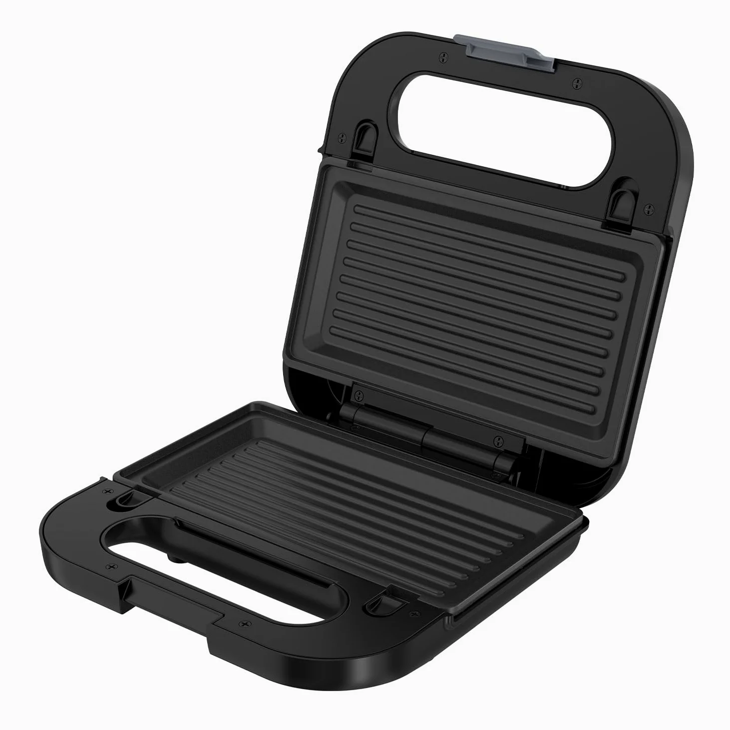 Sandwichera Solac Buon Piatti 3 en 1 | 750W | Placas Intercambiables (Gofre, Grill, Sandwich) | Asa Fría | Recubrimiento Antiadhesivo | Enrollacables, Almacenaje Vertical y Horizontal | Cable 65 cm