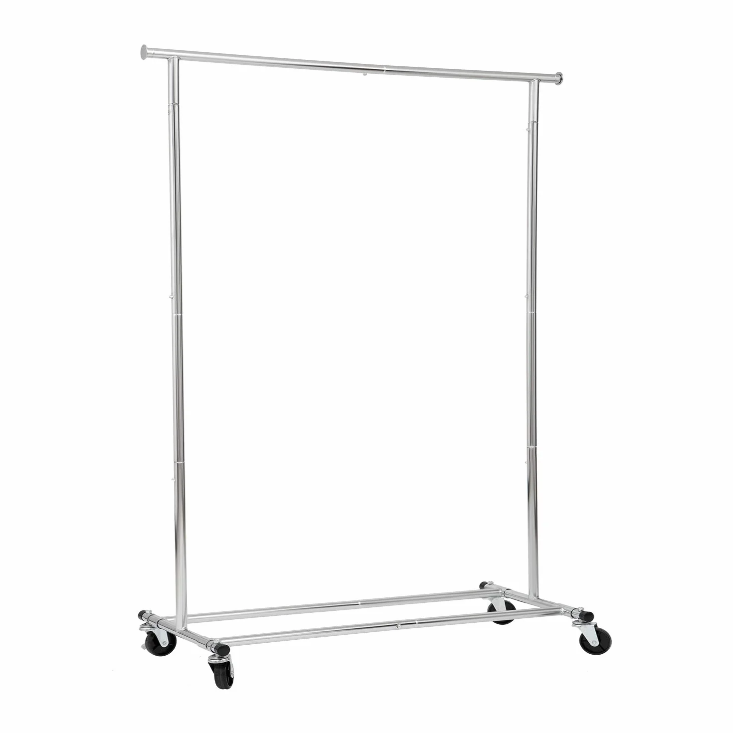 OYE Perchero Colgador de Ropa con Ruedas para Colgar Ropa de Uso Pesado, Plegable, Industrial, 110 kg, Cromado
