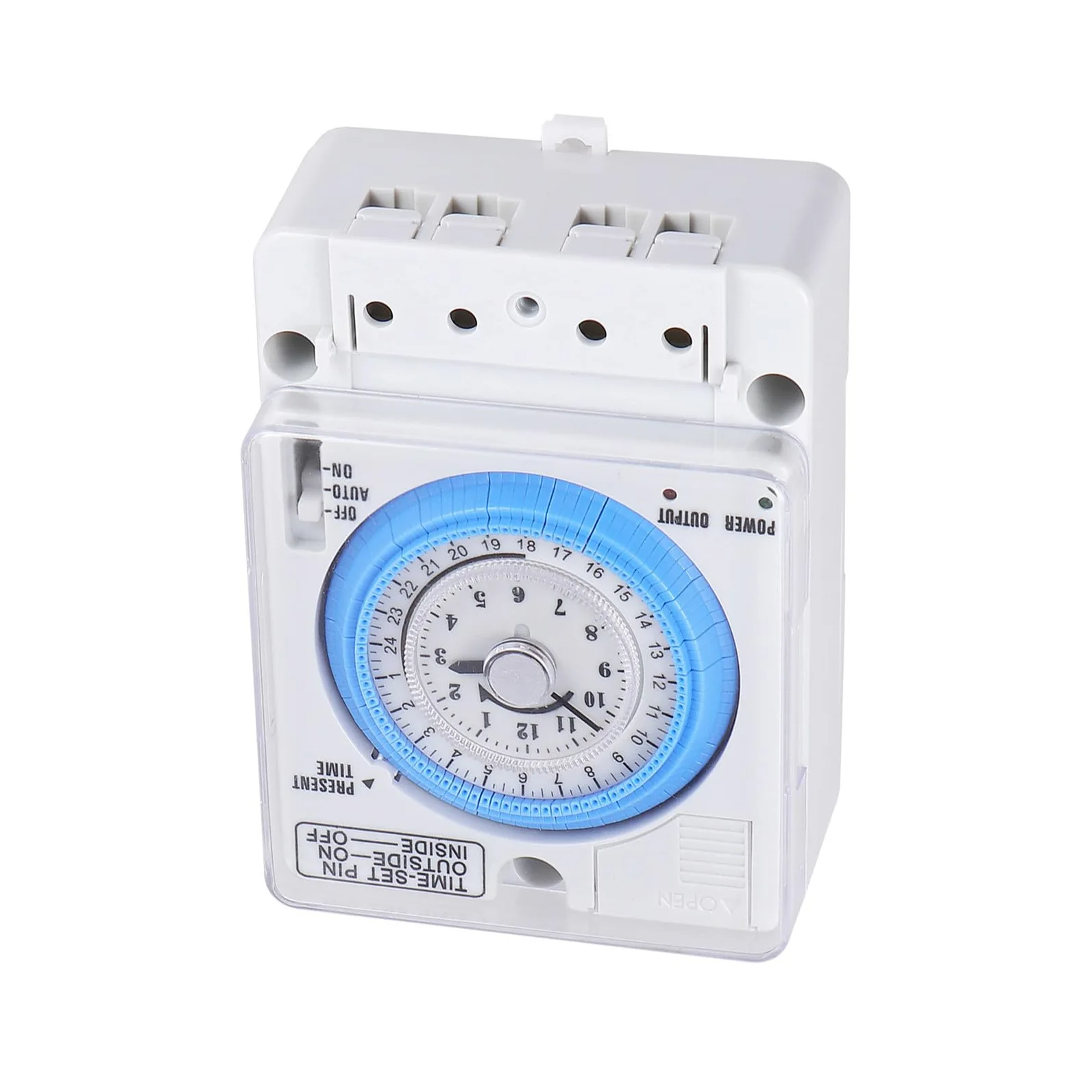 Temporizador Mecánico de Cocina PC Blanco para Hornear | Diseño Simple, Portátil y Preciso, Uso en Cocinas Domésticas Restaurantes
