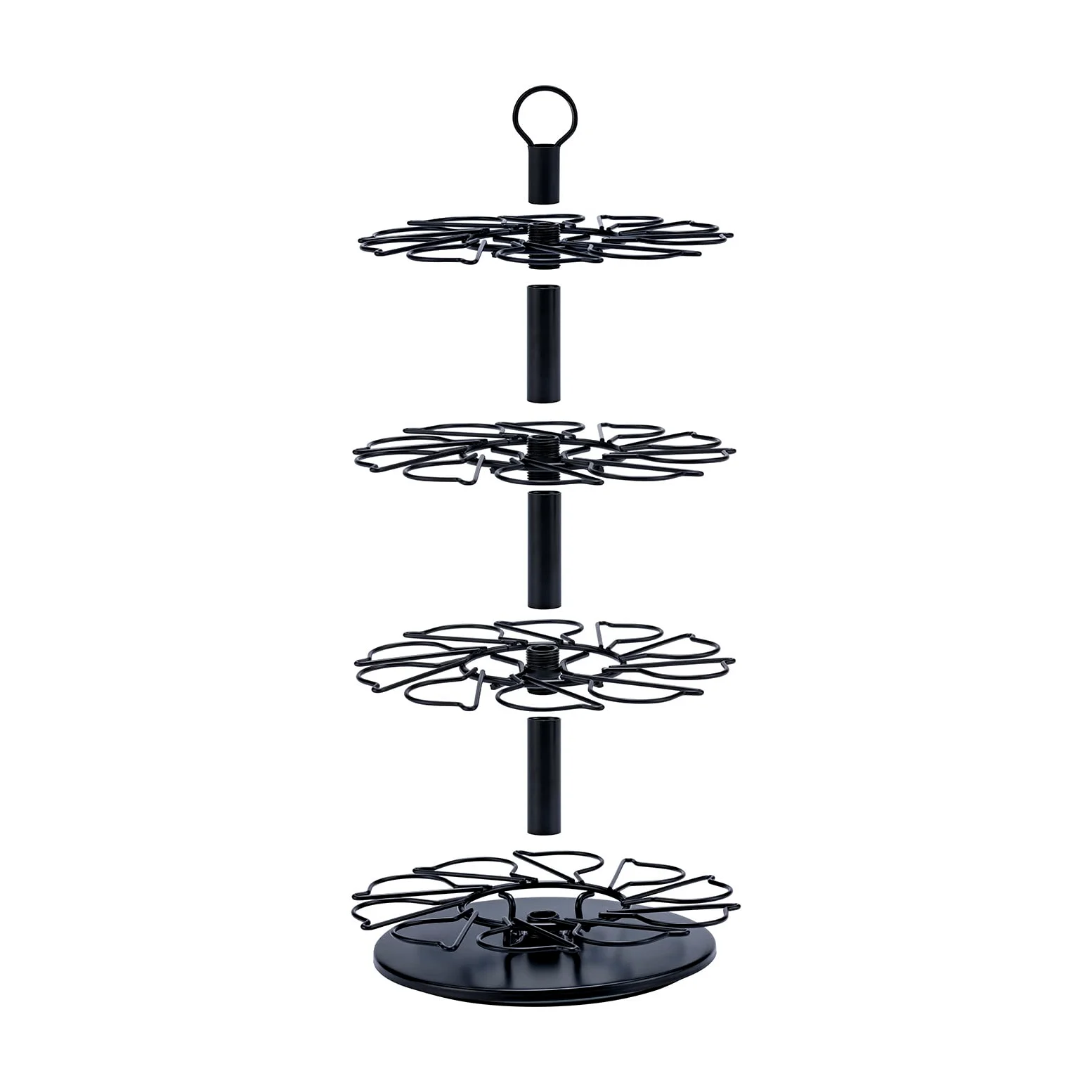 Soporte para cápsulas de café Nespresso con 4 niveles DIY para almacenamiento de cápsulas Vertuoline (capacidad de 40 cápsulas)