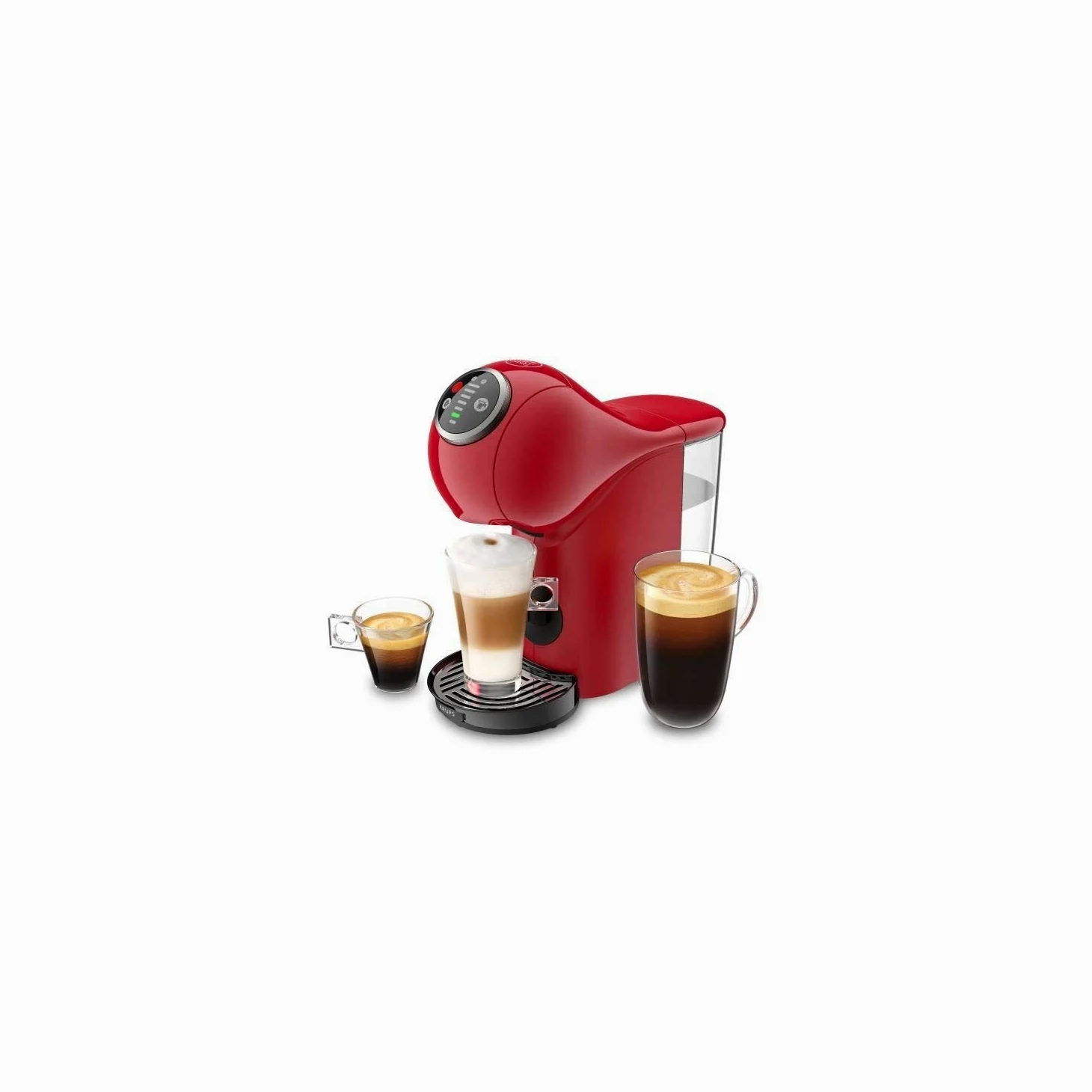 Krups cafetera con monodosis 15 barras 1500w rojo / negro yy4444fd