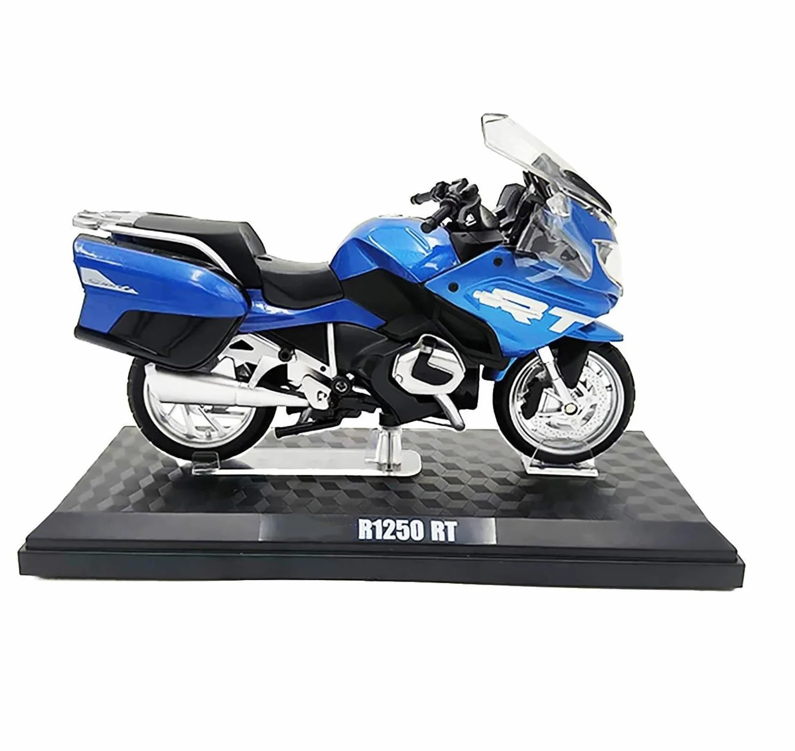 Modelo a escala de moto Modelo De Motocicleta Carreras Para BMW R1250RT A Escala 1/12, Aleación Fundida A Presión, Juguete Colección, Miniatura Para Coche, Decoración Del Hogar(Blu)