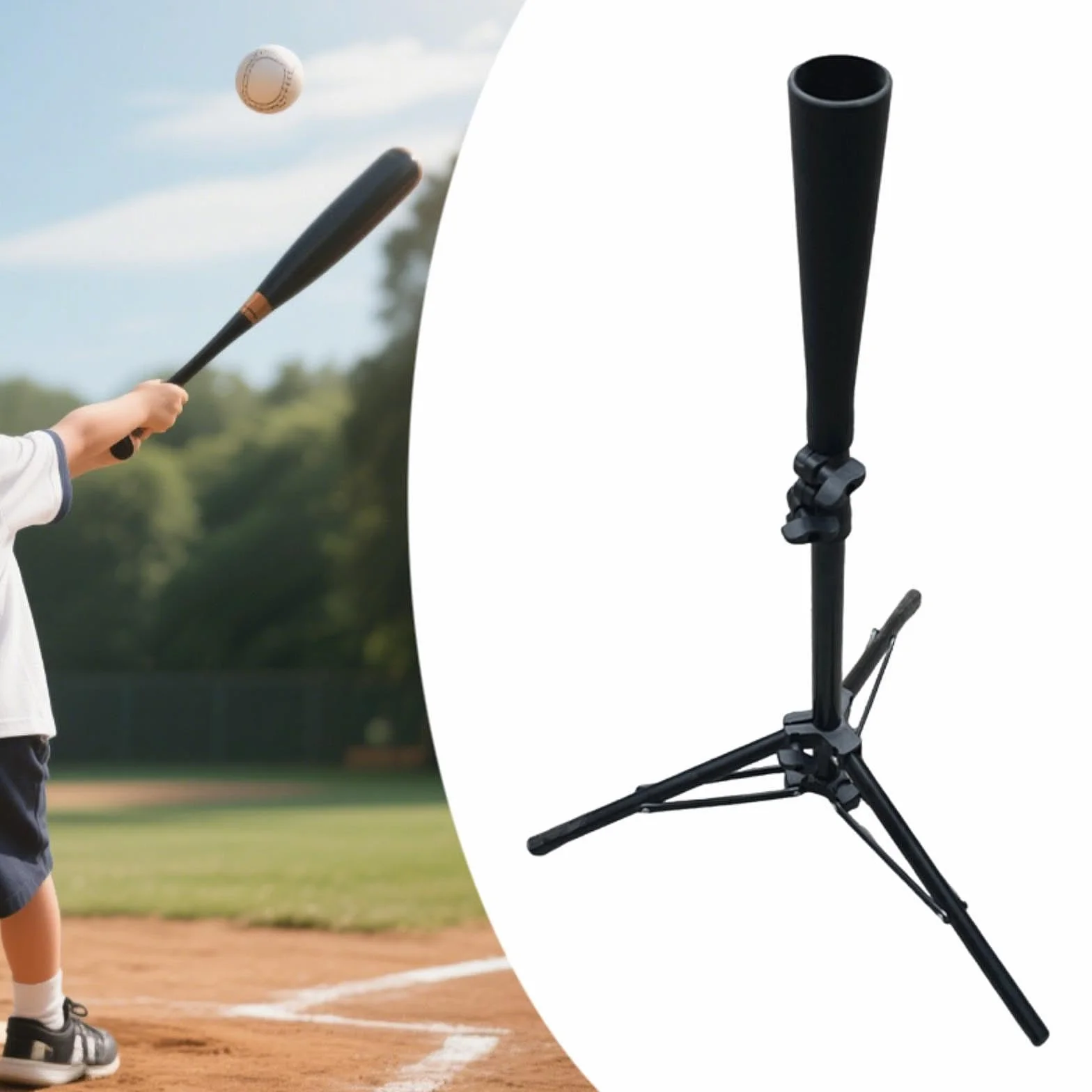 Harayaa Soporte de Trípode para Bateo de Béisbol