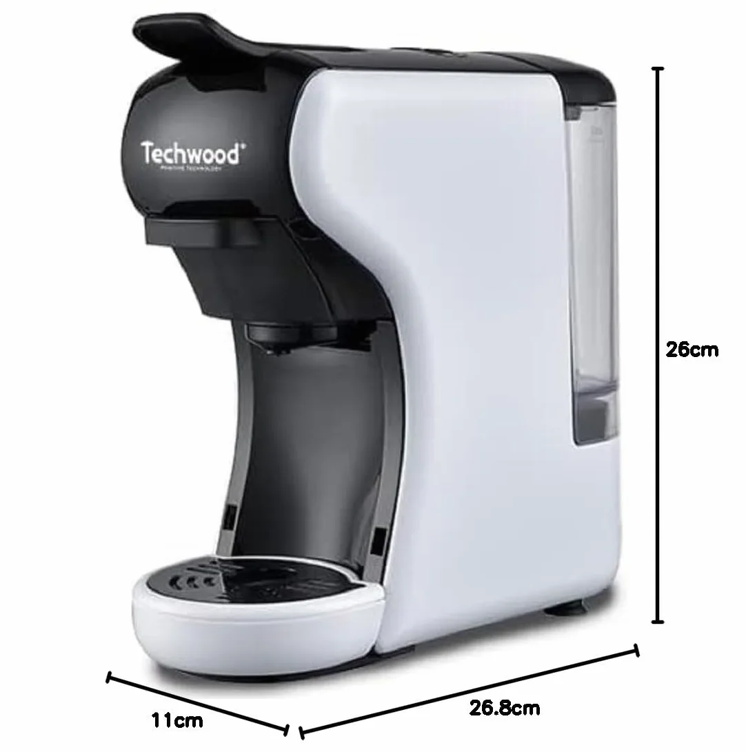 Techwood Cafetera espresso multicápsulas