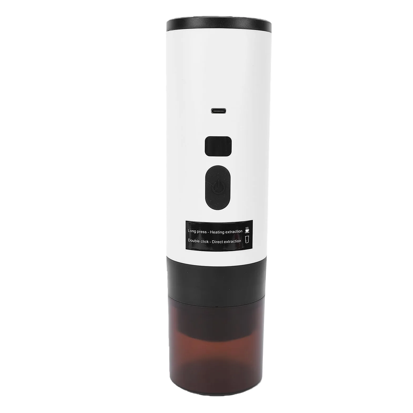 Cafetera Portátil Compacta Autocalentable, Cafetera a Presión de 20 Bares para Camping, Viajes y Oficina