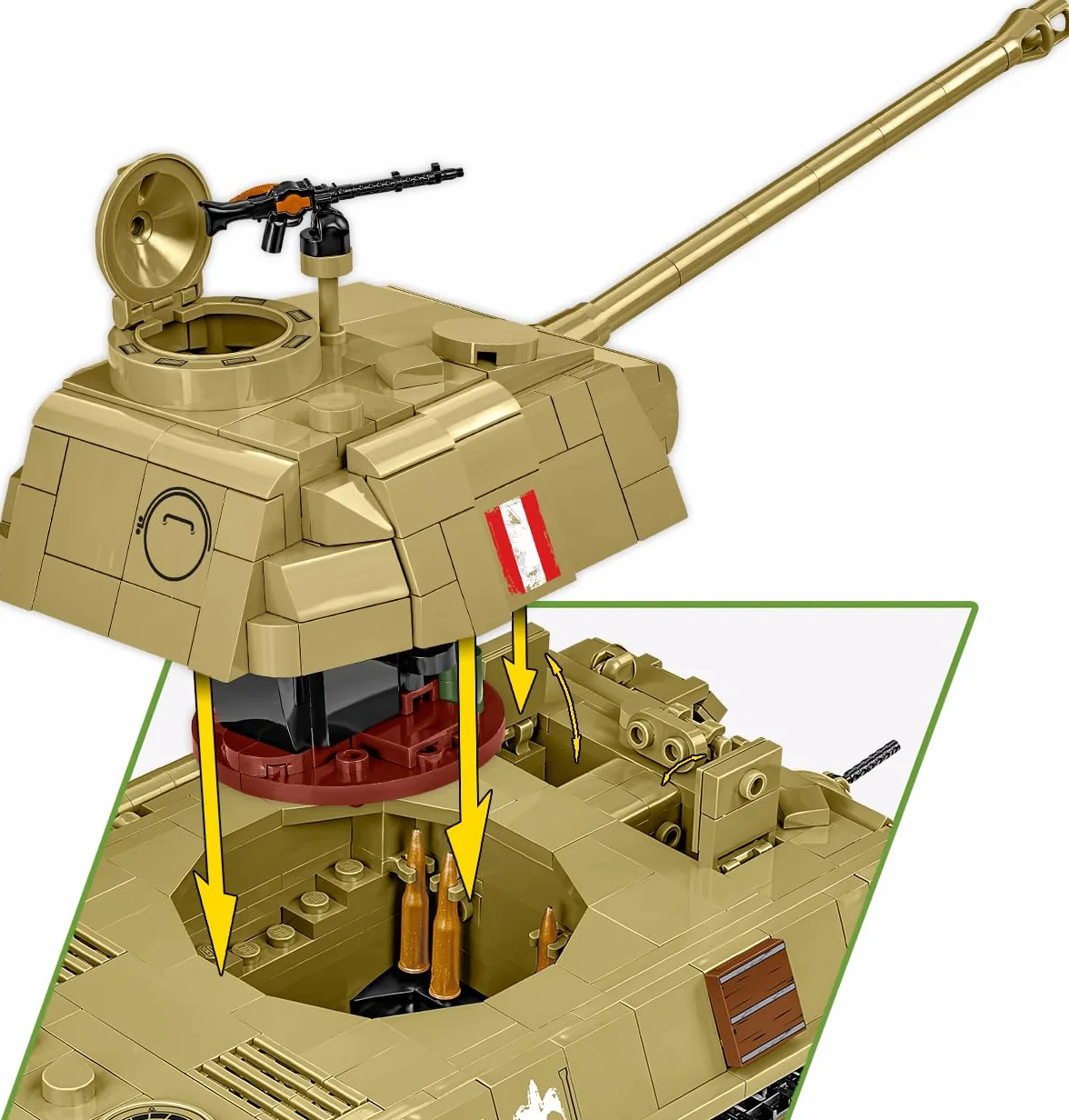 COBI Colección Histórica Panzer V Panther AUSF. G Pudel Tank