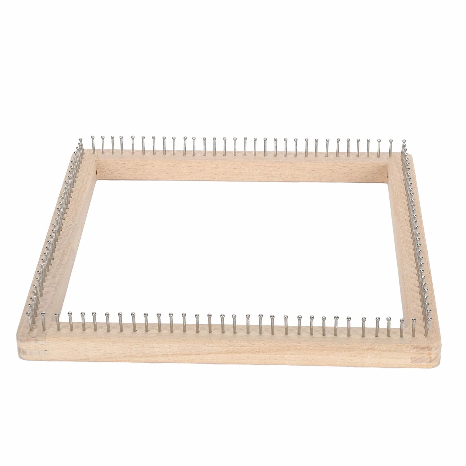Telares De Tejido De Madera, 30x30CM Marco De Tablero De Tejido De Tejer A Mano De Bricolaje Profesional Para Tejer Chal De Bufanda De Sombrero Telar De Madera Molinillo De Tejers Para Niños Adultos