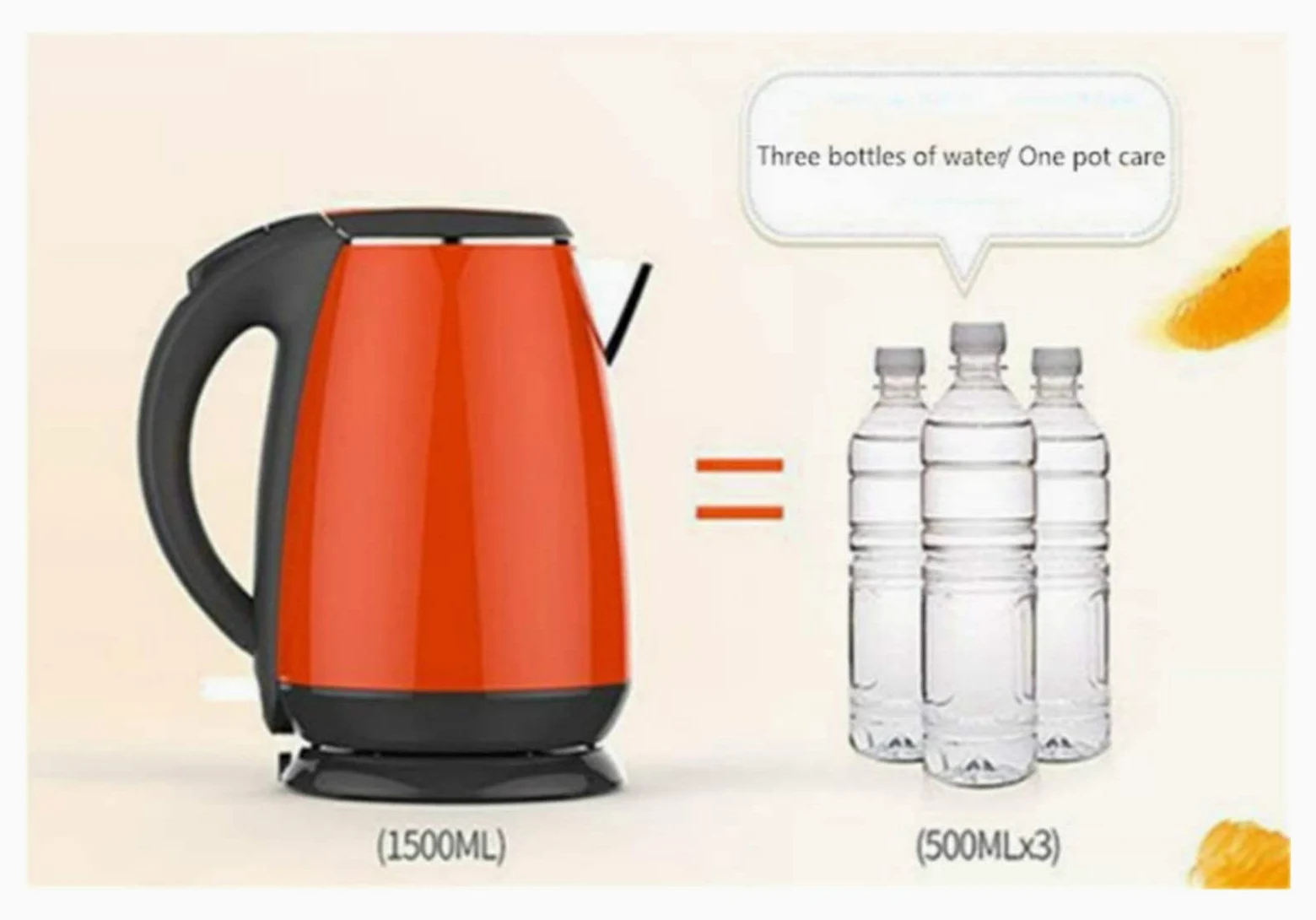 Hervidor eléctrico de café de preparación rápida de cerámica, hervidor de Agua con Silbato, autoapagado de ebullición, Termo de Temperatura Constante con autoprotección Seca antiquemaduras