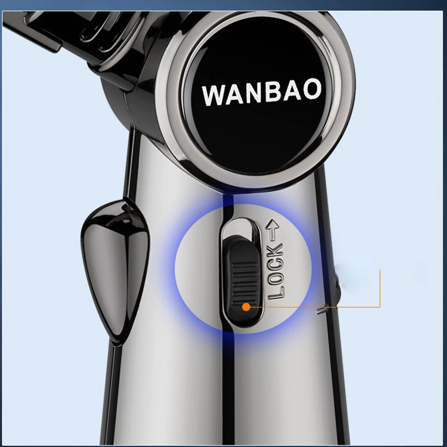 Encendedor de Butano Culinario A Prueba de Viento Cocina Antorcha de Turbina de Chorro con Bloqueo de Seguridad Llama Ajustable para Cigarro Barbacoa Soldadura Artesanía,Silver