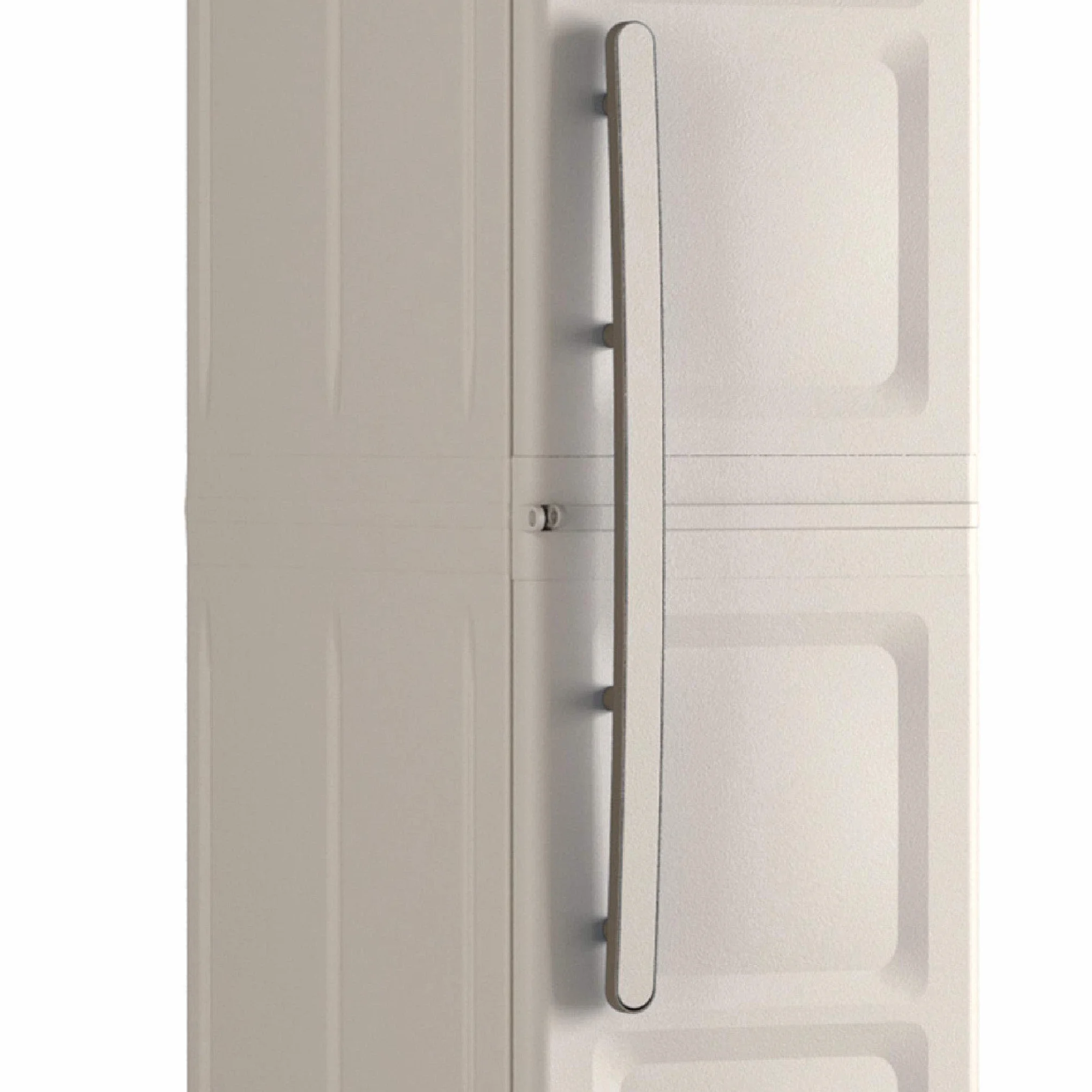 Keter, Excellence Armario con una Puerta, Polipropileno, Arena/Gris, 182 x 33 x 45 cm