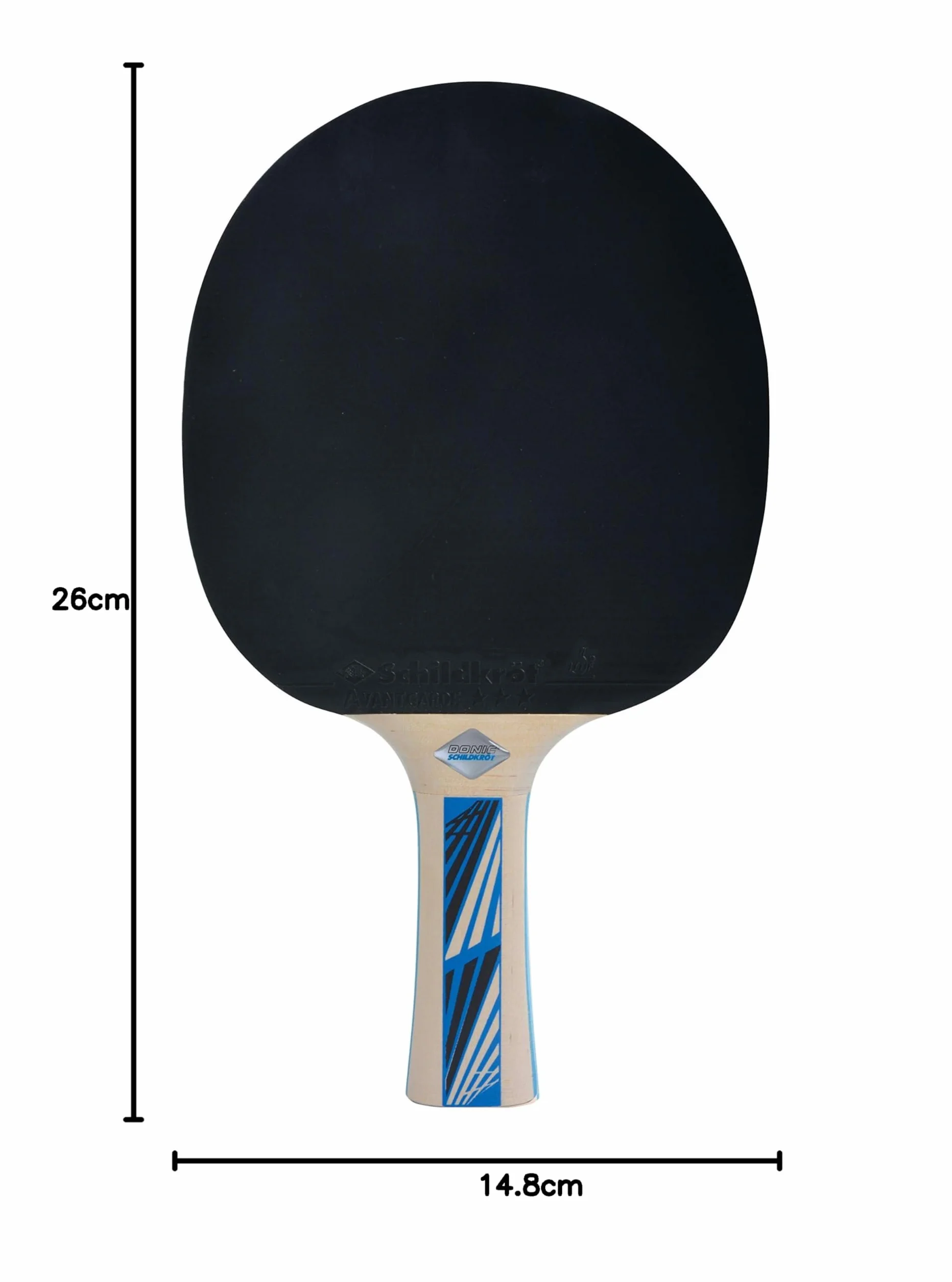 Donic-Schildkröt Legends 700 FSC AVS Ergo Rakietka do Tenisa Stołowego 2mm Gąbka