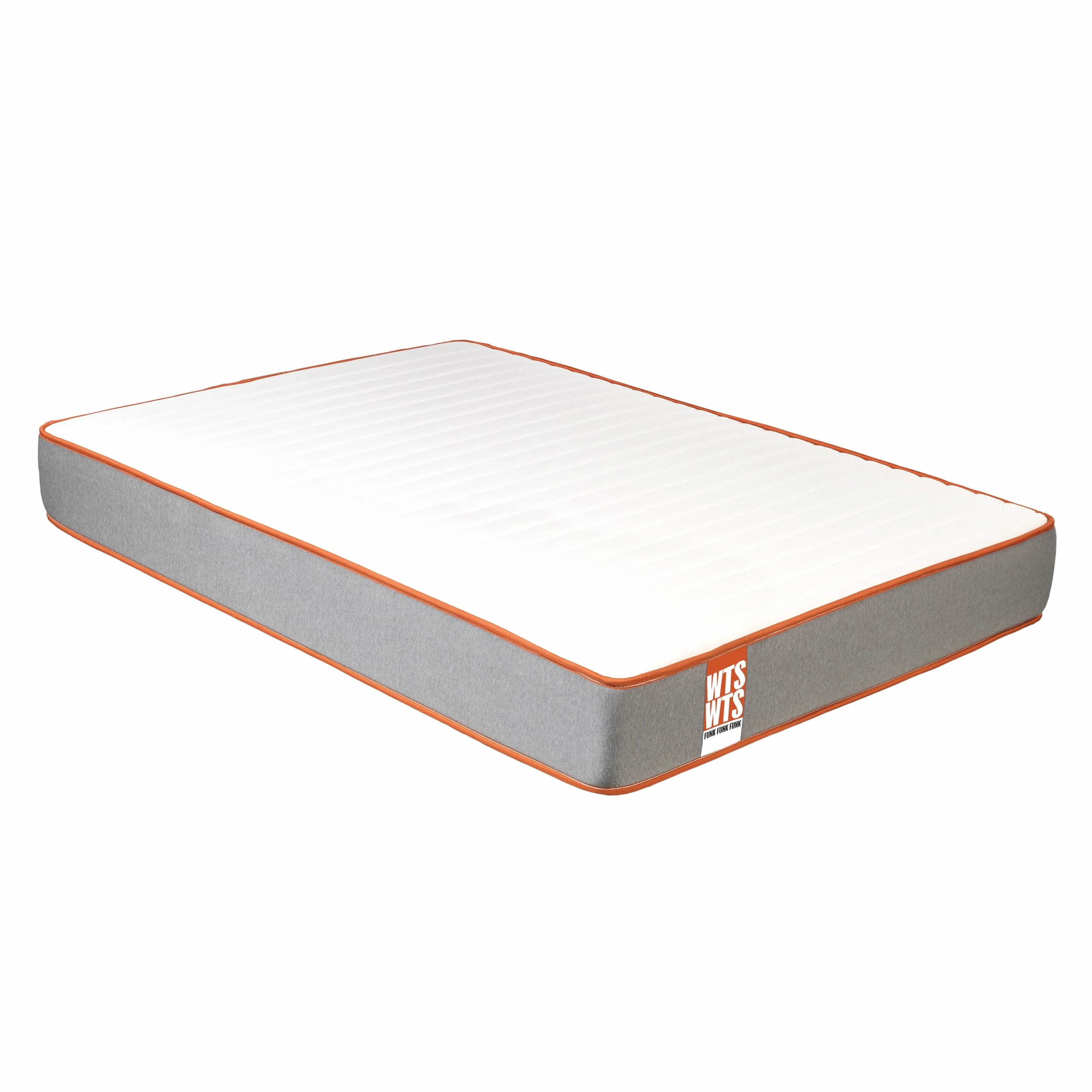 What The Sleep | Colchón Sostenible Premium Híbrido Muelles Ensacados-Visco 24cm y Canapé Abatible Natural | Entrega, Montaje en Domicilio y Retirada Usado Incluida | 90x190 | Pack Descanso Funk