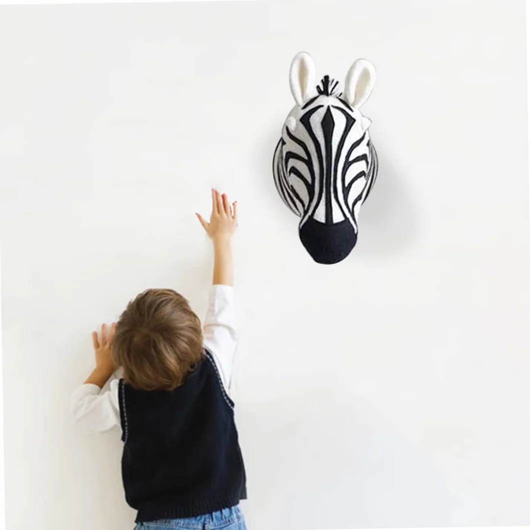 Cebra de Peluche Colgante para Pared Decoración Infantil SouiWuzi