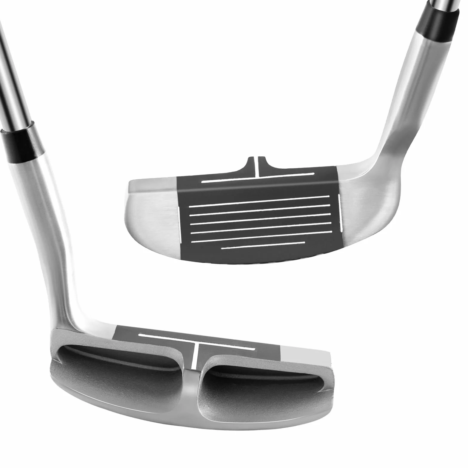LIFEZEAL Palo de Golf Wedge Acero Inoxidable Putter Diestros 72° 89cm Plata